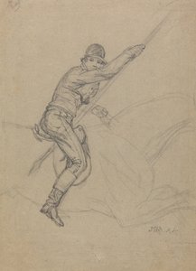 Sir Charles Blunt Chassant le Sanglier et Échappant au Tigre - une Étude pour l